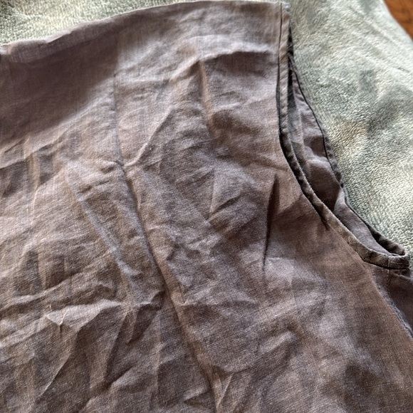 Eileen Fisher Tunic w/ Longer Back, Smokey Purple - Picture 4 of 11